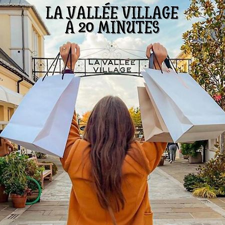 Calme Absolu, Terrasse Et Parking Entre Paris Et Disney Vaires-sur-Marne Kültér fotó
