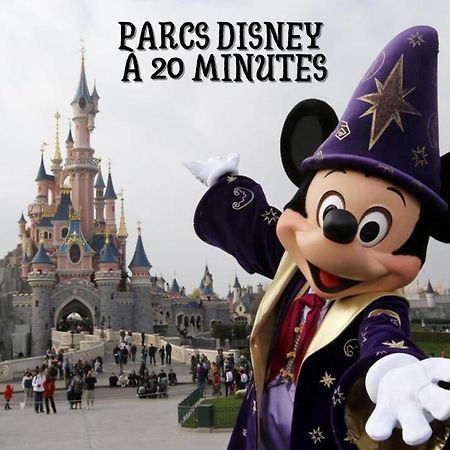 Calme Absolu, Terrasse Et Parking Entre Paris Et Disney Vaires-sur-Marne Kültér fotó